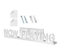 Acrylic LP Wall Shelf - Thick Mounted Vinyl Album Storage Rack | Transparent Record Stand Display, Minimalist Music Collection Holder for Home Theater, Lounge, Gallery, Bedroom Arrangement