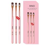 Acrylic Nail Brush Set, 3-Piece Nail-arts Tool Kit, Professional Brushes For Acrylic Powder, Precision Tips For 3D Engraving, Ideal For Beginners And Salon Use, 6.54x0.2x0.2in
