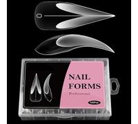 Acrylic Nail Molds - Gel Nails Extension Forms | 3d Eagle Curved Nails Mold | Handmade Manicure Supplies | Fingernail Extension Shaping Mold for Business Trip Traveling