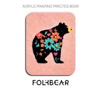 Acrylic Painting Practice Book - Folkbear: A Global Journey into Folk Art Patterns and Bold Color Blocks