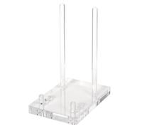 Acrylic Plate Display Stand - Non Slip Elegant Holder, Space Saving Accessory with Durable Costrution, Display Tool with Versatile Design, Home Decor, Sturdy Material for Plates Cutting Boards
