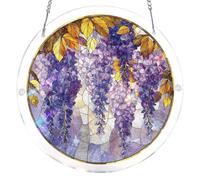 Acrylic Puzzles Suncatcher, Sun Catcher Acrylic Puzzles Double Sided Creative Jigsaw Puzzle Pendant Wall Decor Jigsaw Puzzle Toy for Women Men Mom Birthday, Gift