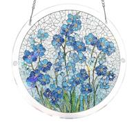 Acrylic Puzzles Suncatcher, Sun Catcher Acrylic Puzzles Double Sided Creative Jigsaw Puzzle Pendant Wall Decor Jigsaw Puzzle Toy for Women Men Mom Birthday, Gift