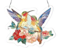 Acrylic Puzzles Suncatcher, Sun Catcher Acrylic Puzzles Double Sided Creative Jigsaw Puzzle Pendant Wall Decor Jigsaw Puzzle Toy for Women Men Mom Birthday, Gift