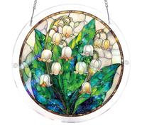 Acrylic Puzzles Suncatcher, Sun Catcher Acrylic Puzzles Double Sided Creative Jigsaw Puzzle Pendant Wall Decor Jigsaw Puzzle Toy for Women Men Mom Birthday, Gift