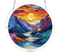 Acrylic Puzzles Suncatcher, Sun Catcher Acrylic Puzzles Double Sided Creative Jigsaw Puzzle Pendant Wall Decor Jigsaw Puzzle Toy for Women Men Mom Birthday, Gift