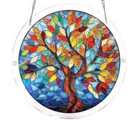 Acrylic Puzzles Suncatcher, Sun Catcher Acrylic Puzzles Double Sided Creative Jigsaw Puzzle Pendant Wall Decor Jigsaw Puzzle Toy for Women Men Mom Birthday, Gift