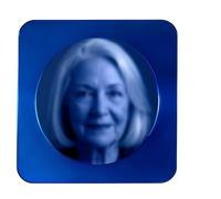Acrylic Reflection Activity Board for Seniors, Visual Interaction Panel for Elderly Adults, Hand Eye Coordination Desktop Activity, Sensory Focus Board(Dark blue)