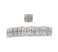 Acrylic Reflective Target 100pcs for Surveying Tools(3cm*3cm) | 100-piece bulk set, 60x60mm silver size, quick positioning, total station compatible, tunnel engineering