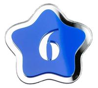Acrylic Self-Adhesive 3D Hollow Table Number Plates Multiple Shapes Numbers 1-30(Stars-1-30)
