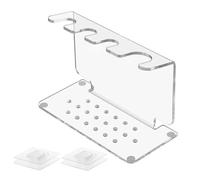 Acrylic Shower Razor Holder - Wall-Mounted Shaver Storage Organizer, Space-Efficient Bathroom Rack, Durablee Hygiene Accessory, Compact Shaving Tool Support | Stylish Bathroom Display Convenient Organ
