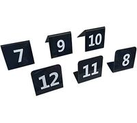Acrylic Table Numbers Set 1 To 50/100 Table Number Cards - Easy To Clean And Place - For Weddings Hotel Restaurant Cafe Bars Table Signs - Double-Sided Digital Tags/1 To (Number 1 To 100)