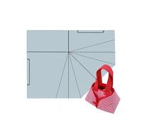 Acrylic template for handmade bags, reusable handbag acrylic template, reusable template for making bags, practical cutting pattern tools for crafting