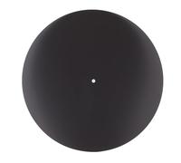 Acrylic Turntable Mat, Record Player Mat with Noise Reduction and Antistatic Non Slip Design, Clear 12 Inch Record Pad for Standard Turntables (Nero trasparente)