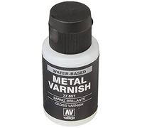 Acrylicos Vallejo Metal Color - Vernice Protettiva per Pigmenti Metallizzati, 32 ml, Trasparente (Gloss Varnish)