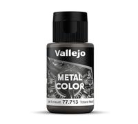 Acrylicos Vallejo Metal Color - Vernice Semi Opaca in Alluminio, 32 ml, Grigio (Jet Exhaust)