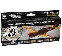 Acrylicos Vallejo Model Air - Set di Vernici Acriliche a Base d'Acqua , Multicolore