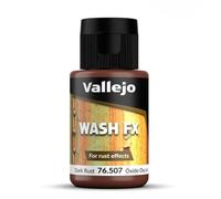 Acrylicos Vallejo Model Wash - Colore acrilico, 35 ml, Arancione (Dark Rust Wash)