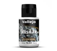 Acrylicos Vallejo- Model Wash Colore Acrilico, Bianco, 35 ml (Confezione da 1), 76501
