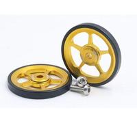 ACRZ 2PCS Super Leggero Easywheel per Brompton (oro)