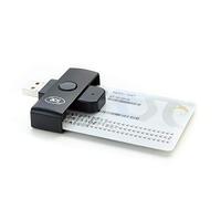 ACS ACR38U-N1 PocketMate USB Lettore e Scrittore di Smart Card Reader per CNS CRS Firma Digitale Piccolo Compatto Nero