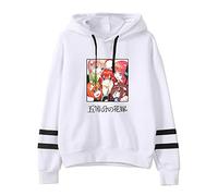 acsefire Anime Giapponese The Quintessential Quintuplets Pullover Felpa con Stampa Personalizzata Felpe con Cappuccio Larghe di Grandi Dimensioni per Uomo e Donna