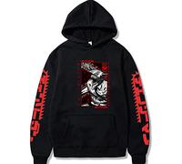 acsefire Chainsaw Man Felpa con Cappuccio Denji Top Pochita Pullover Motosega Denji Felpa con Cappuccio Streetwear Casual Chainsaw Man Amici Pullover