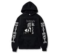 acsefire Death Note Light Yagami Felpa con Cappuccio Kira Jumper Yagami Light Felpa Kira Felpa con Cappuccio Casual Streetwear Pullover per Uomo Donna Adolescenti