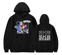 acsefire Donna Uomo Anime SK8 The Infinity Felpa con Cappuccio Reki Kyan Cosplay Felpe Langa Cartoon Pullover Manica Lunga per i Fan di Anime SK8