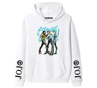 acsefire JoJo's Bizarre Adventure Stone Ocean Felpa con Cappuccio Jolyne Kuujou Felpa JoJo Jolyne Cujoh Felpa Kujo Jolyne Felpa con Cappuccio Casual Streetwear Pullover per Uomo Donna Ragazzi