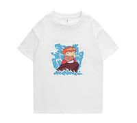 acsefire Ponyo on The Cliff Maglietta Stampata Anime Ponyo Cosplay Costumi Uomini e Donne Casual Sport Top a Manica Corta