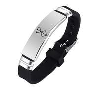 acsewater Anime Berserk Guts Bangles per gli uomini Cranio Cavaliere Guts catena Bracciale regolabile mano Gioielli Regalo perfetto