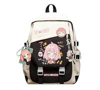 acsewater Spy x Family Zaino Anime Outdoor Casual Scuola Borsa Spy x Family Forger Anya Forger Yor Borsa A Tracolla Borsa Viaggio Borsa In Tela