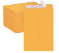 ACSTEP Buste Manila, autosigillanti, 22,9 x 30,5 cm, confezione da 100 pezzi, 22,9 x 30,5 cm, colore giallo, 22,9 x 30,5 cm, confezione da 100