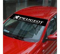 ACSUZ Auto Decalcomanie Adesivi, per Peugeot 301 307 207 407 206 Adesivo Parabrezza Anteriore Sticker Protector Exterior Car Accessories,A