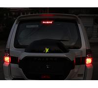 ACSUZ Autoadesivo Adesivo della Luce del Freno, per Mitsubishi Pajero Auto Fibra Carbonio Coda Tronco Decorativo Accessori