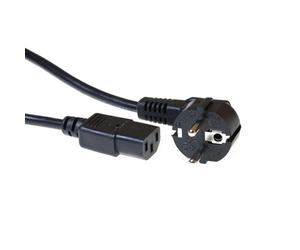ACT 1,5m, CEE 7/7/ IEC 60320 C13 Nero 1,5 m CEE7/7 Accoppiatore C13 - Nouvo