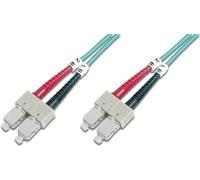 ACT 10 metri LSZH MULTIMODE 50/125 OM4 Duplex di cavo patch in fibra con connettori SC. SC-SC 50/125 OM4 DUP 10.00m (RL3710) NEW