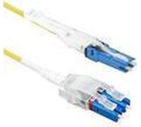 ACT 10 metri SingleMode 9/125 OS2 Polarità Twist Uniboot Duplex Fibra Patch Cavo con connettori CS - LC (RL1110) NEW