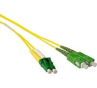 ACT 2 metri LSZH Singlemode 9/125 Duplex cavo patch di fibra OS2 con connettori LC/APC8 e SC/APC8. (RL2702) NEW