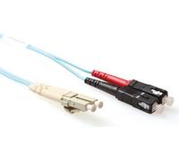 ACT 20 metri LSZH MULTIMODE 50/125 OM4 FIBRE PATCA CAVO DUPLEX DUPLEX WITHLC e SC. LC-SC 50/125 OM4 duplex 20,00m (RL8720) NEW