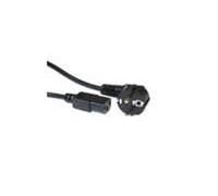 ACT 230V connection cable schuko male (angled) - C13 black 2.5 m Nero 2,5 m NEW