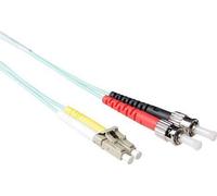 ACT 5 metri LSZH MULTIMODE 50/125 Duplex cavo patch di fibra OM3 con connettori LC e ST. LC-ST 50/125 OM3 DUPLEX 5,00M (RL7605) NEW