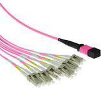 ACT 5 metri multimodali 50/125 OM4 Fanout Patchcable 1 X MTP Female - 6 X LC Duplex 12 fibre. 5M 12x50/125 OM4 MTP/MPO (F) (RL7
