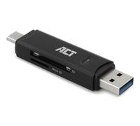 ACT AC6375 lettore di schede di memoria USB 3.2 Gen 1 (3.1 Gen 1) Nero - Nouvo