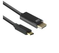 ACT AC7325 cavo video e adattatore 2 m USB Type-C DisplayPort Nero - Nouvo