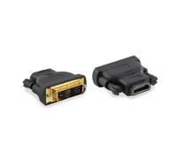 ACT Adattatore DVI a HDMI, Full HD 1080p@60Hz, DVI-D (18+1 pin) maschio a HDMI femmina, collegare PC a monitor HDMI/proiettore - AC7565