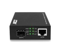 ACT - Act Ac4455 Convertitore Multimediale Di Rete 10000 Mbit/s Modalit Multipla, Modalit Singola Nero