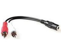 ACT AK2027 015 m da 35 mm Cavo audio nero (AK2027) NEW