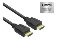 ACT AK3942 - Cavo HDMI da 1 m, 4K a 60 Hz, Certificato HDMI Premium 2.0 ad Alta velocità, 18 Gbps, Supporta Arc, HDR, HDCP 2.2, Compatibile con PS5/PS4, HDTV, PC